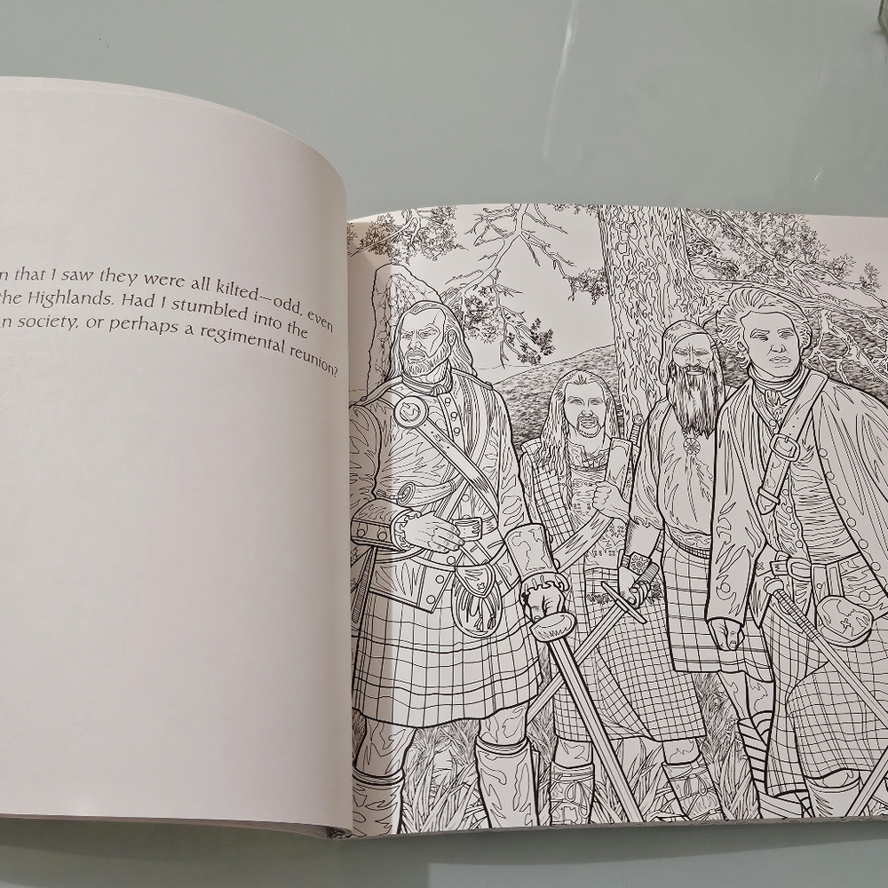 Outlander Coloring Book - Picture 4 of 14